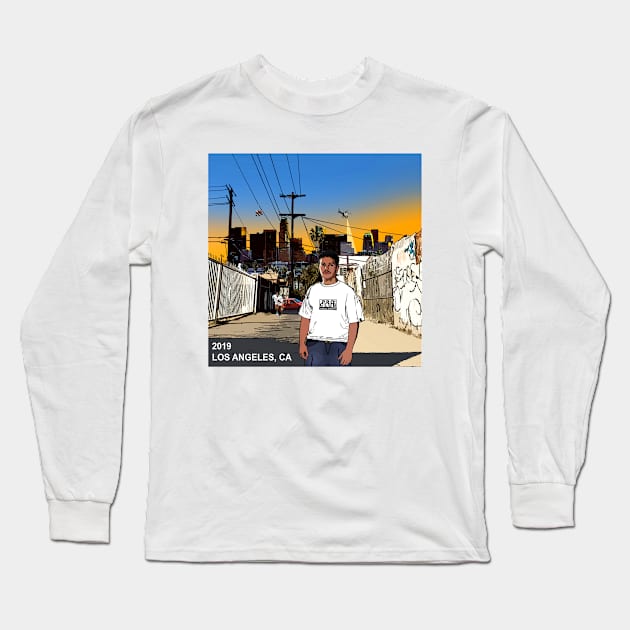 AG in LA Long Sleeve T-Shirt by angelwgomez